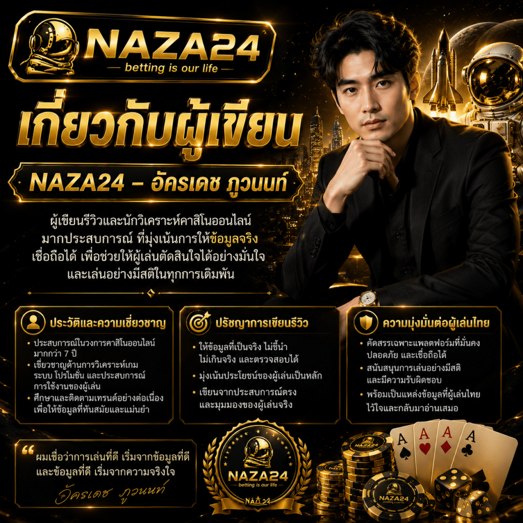 เกี่ยวกับผู้เขียน NAZA24 – อัครเดช ภูวนนท์